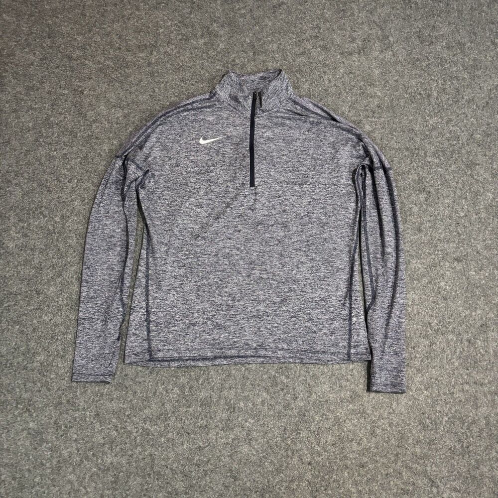 Nike Dri-FIT Element 1/4 Zip Pullover Women’s Medium Blue Running Training